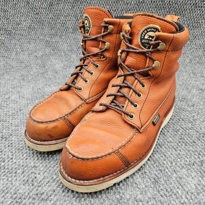 Irish Setter Red Wing Mens 10.5 Brown Wingshooter 838 Leather Soft Toe Work Boot